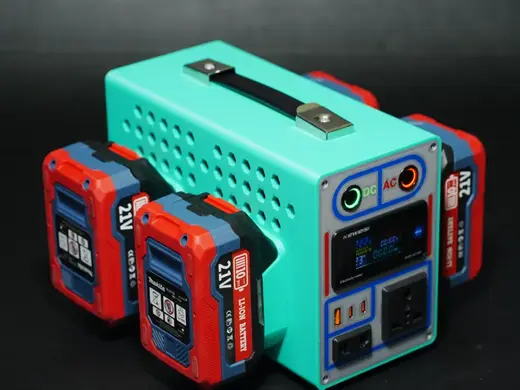 DIY Power Station Using 4× Makita 21V Batteries