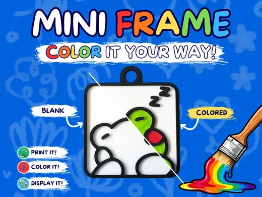 Mini Frames - Sleeping Frog