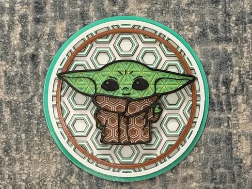 Baby Yoda - Grogu - Star Wars - Dimensional Mosaic