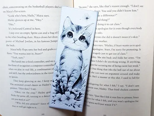 Bookmark, Sweet Cute Kitten
