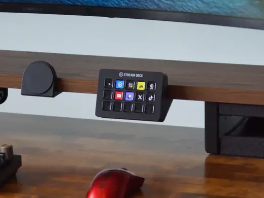 Stream Deck MK.2 Desk Mount for Monitor Risers