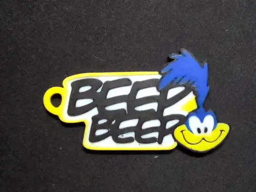 Roadrunner BEEP BEEP Keychain