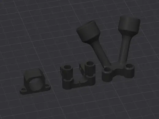 Geprc vapor x antennas and capacitor holders