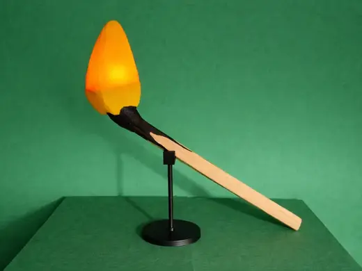 Display Stand for Giant Matchstick & Torch