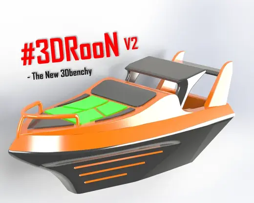 V2_#3D RooN - Banbu Lab XYZ - The New Benchy