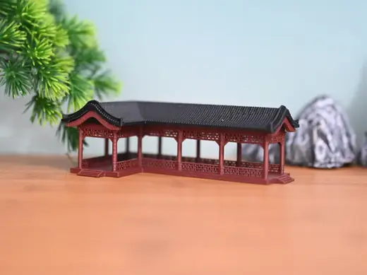 加长国风转角连廊配件Chinese ancient architecture