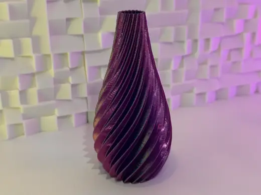 Modern Spiral Vase