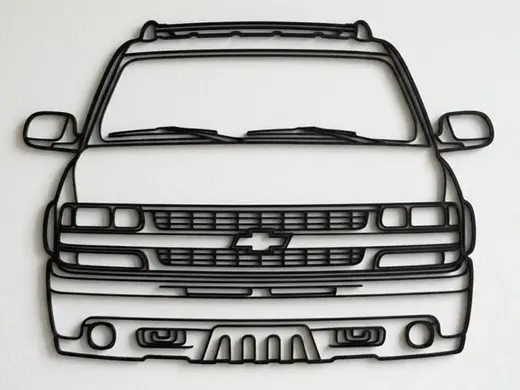 Chevrolet Suburban GMT800 Front Wall Art