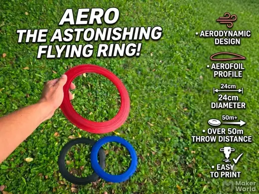 AERO Frisbee - The Astonishing Flying Ring