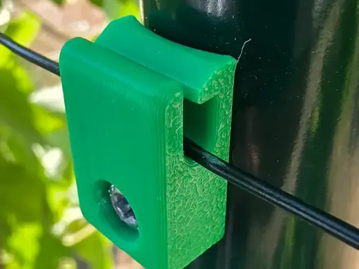 Gartenzaun Drahthalter für 34mm Pfosten