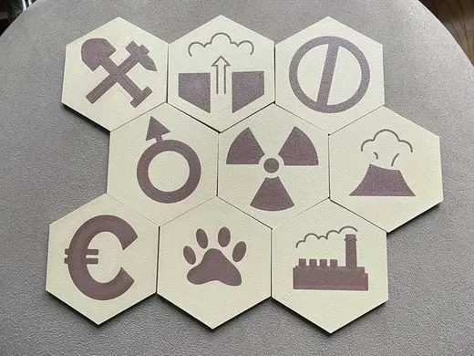 Terraforming Mars Tiles (COASTER)