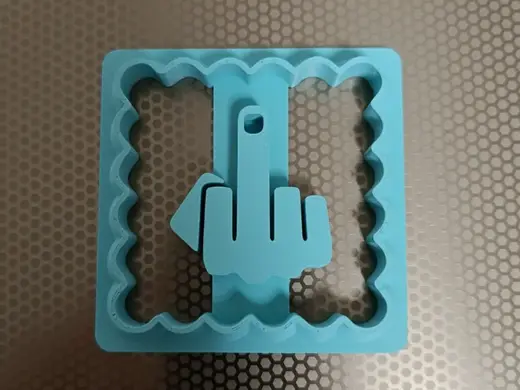Emporte Pièce Biscuit Fuck Doigt d'honneur