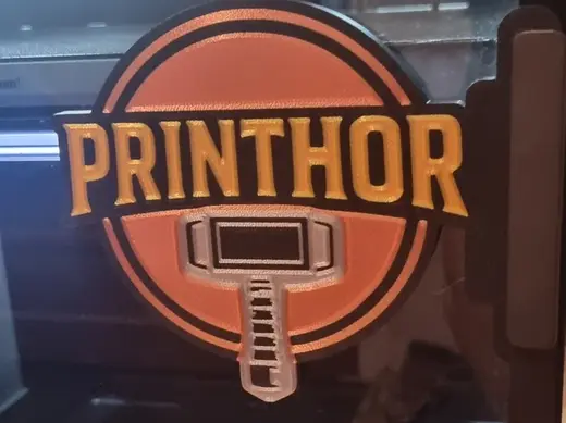 PRINTHOR – Türgriff-Schild für Bambu Lab H2 Serie