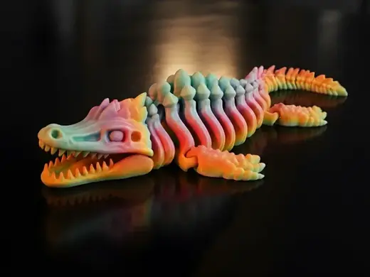 Mosasaurus Skeletal 2 Style , Articulated , Flexi