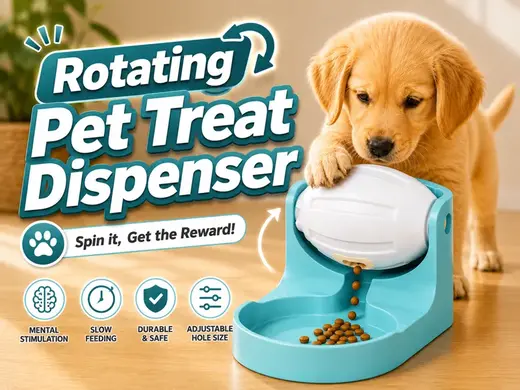 Rotating Pet Treat Dispenser
