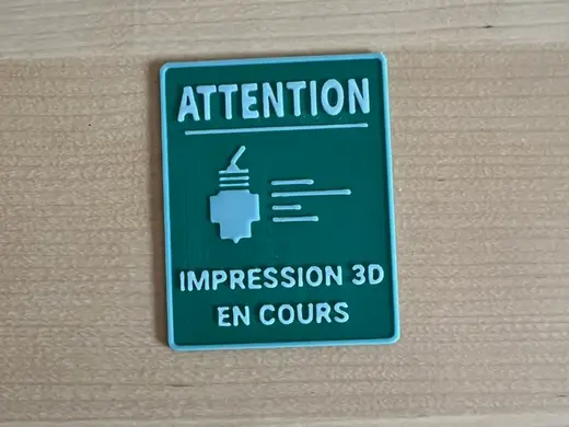 Attention Sign - French version