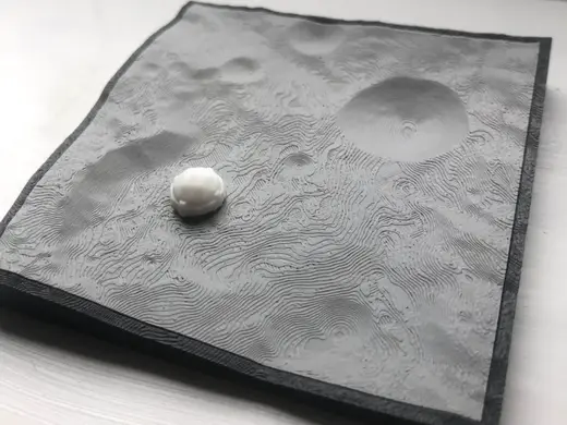 Minimalist Lunar Base Diorama