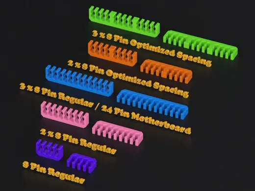 PSU Cable Comb|Max 3.5mm|Optimized Spacing Version
