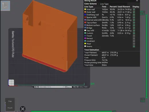 Waste Filament Recycle container for P1S