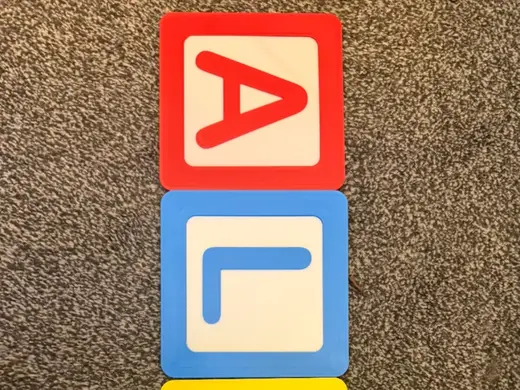 Toy Story inspired- Custom Alphabet Letter Tiles