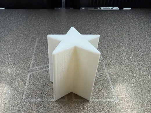 Simple Star Pillar - Fun & Easy Print for Everyone