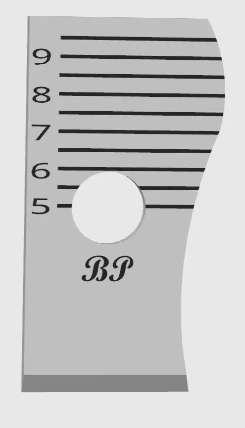Ceramic modeling scraper V1