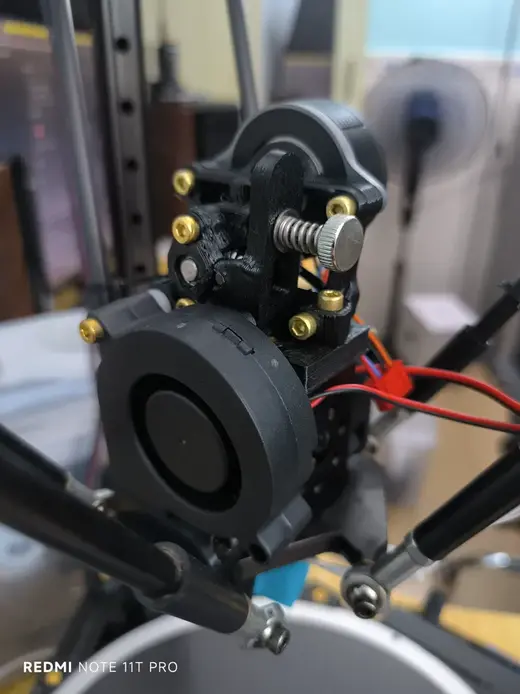Sherpa Mini extruder adapter for Anycubic Kossel linear 3D delta printer