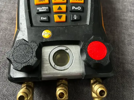 TESTO pressure gauge control knob