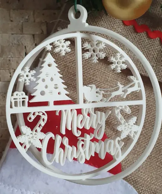 Frosty Magic 3D Ornament