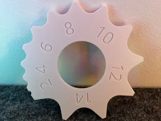 Radius Gauge Set Tool for Fillets & Curves