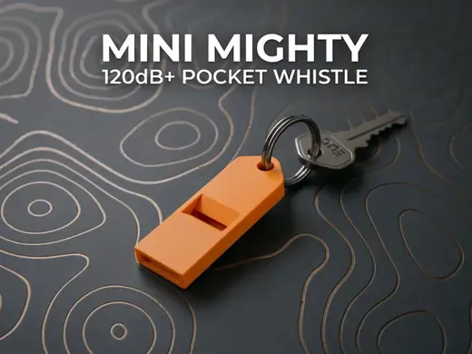 120dB Loud Pocket Whistle | EDC Keychain