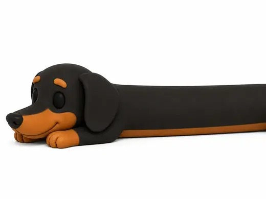 llavero teckel flexy