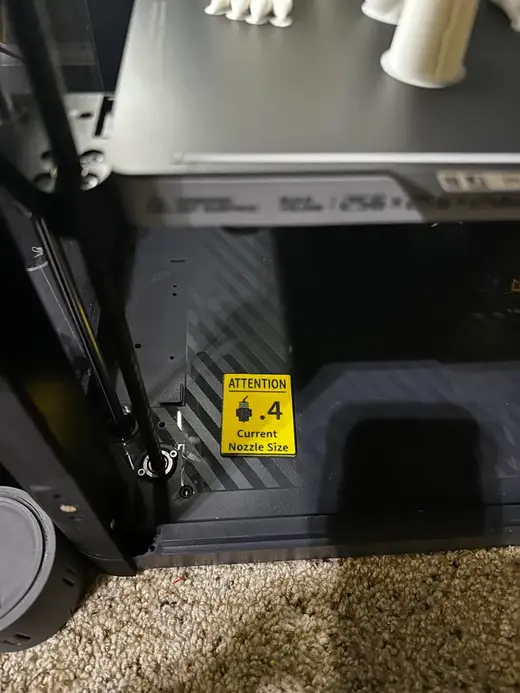 Nozzle signs - never forget whats installed again