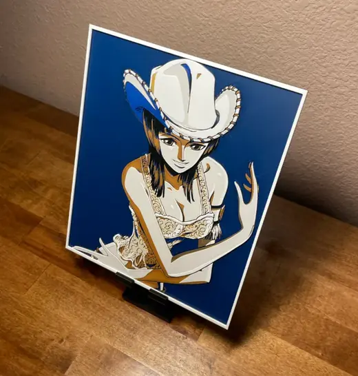 Hueforge - One Piece - Nico Robin Cowboy Hat