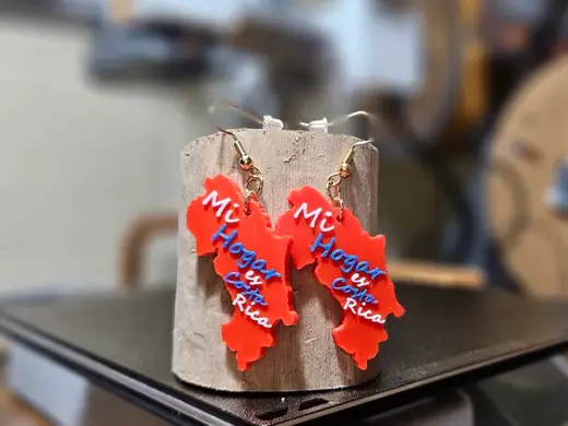 "Costa Rica is my home" Earrings