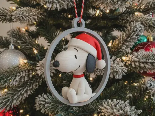 Snoopy Christmas Ornament