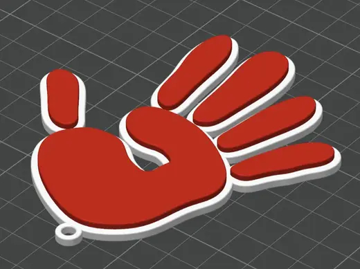 Hand Keychain