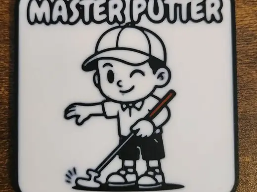 Funny Golf Coasters - Dad & Mom Gifts