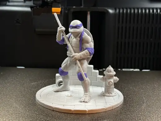 TMNT Donatello Sketch Statue | Dual Color Optional