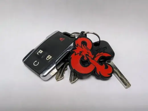 Dungeons And Dragons Ampersand Keychain
