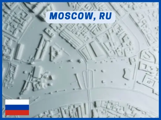 Moscow, Russia - Tiny 3D City (Москва)