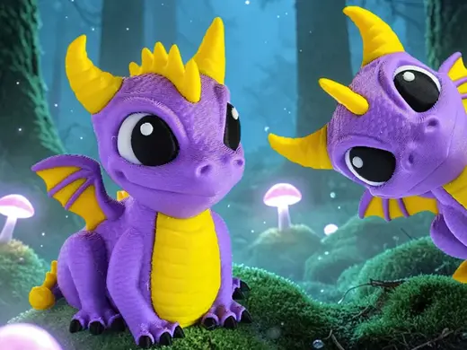 Baby Dragon Teen Version / No Supports