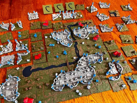 Carcassonne Base Game with River Expansion