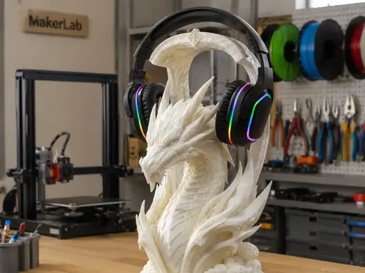 Ancient Dragon Headphone Stand