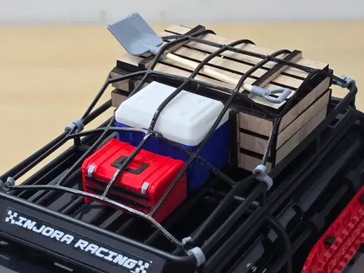 TRX4M flexible roof net with hooks