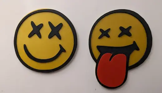 Smiley and Smiley with Tongue