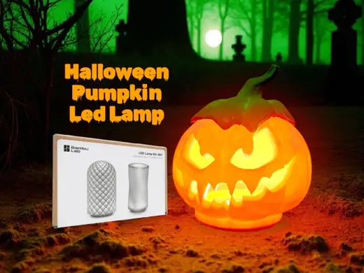 Halloween Pumpkin LED Lamp KIT 001