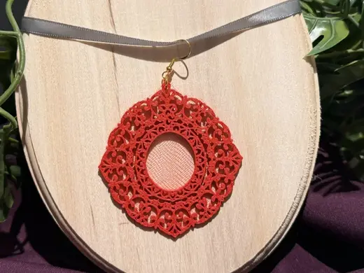 Bijoux d'antan sur tulle - Camet *Personnalisable*