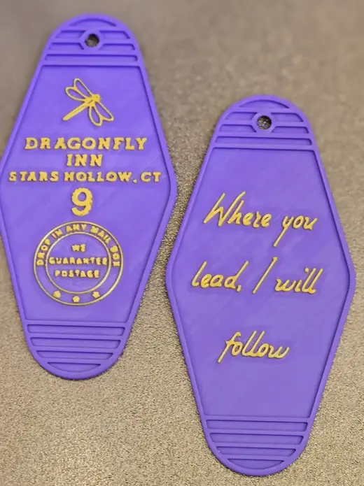 Dragonfly Inn Motel Key (Gilmore Girls)