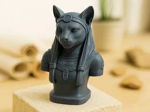 Mystische Bastet-Wuestenkatze